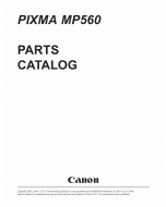 Canon PIXMA MP560 Service Manual