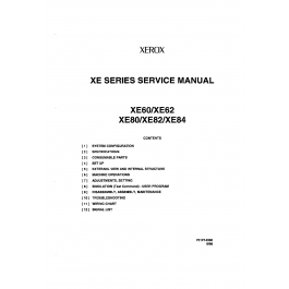 Xerox Copier XE60 62 80 82 84 Parts List and Service Manual
