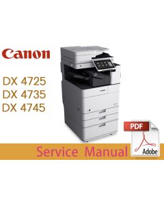 Canon imageRUNNER iR ADV DX4700 Series 4725 4735 4745 i Service Manual.