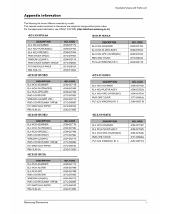 Samsung Digital-Laser-MFP SCX-5115 Parts Manual