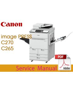 Canon imagePRESS C270 C265 Service Manual.