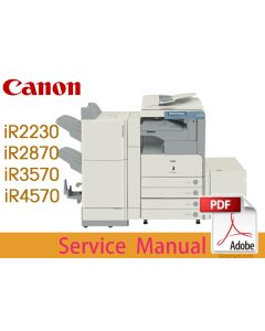 Canon imageRUNNER ADV C3530 C3530F C3530i C3525 C3525i C3520 C3520F Service Manual.