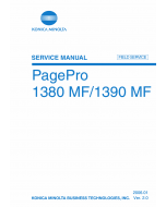 Konica-Minolta pagepro 1380MF 1390MF FIELD-SERVICE Service Manual