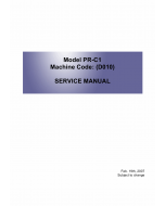 RICOH Aficio MP-2580 MP2500LN 2500 D010 D043 Service Manual