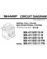 SHARP MX 4110 4111 4112 5110 5111 5112 N Circuit Diagrams