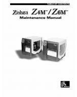 Zebra Label Z4M Z6M Maintenance Service Manual