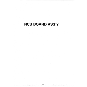 Canon FAX B820 B822 B840 NCU-BOARD Circuit Diagram