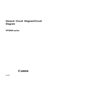 Canon ImagePROGRAF iPF8000 Circuit Diagram