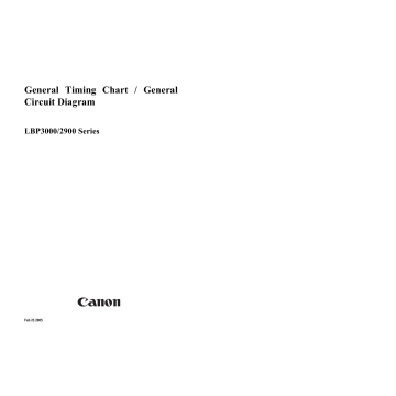 Canon imageCLASS LBP-3000 2900 Circuit Diagram