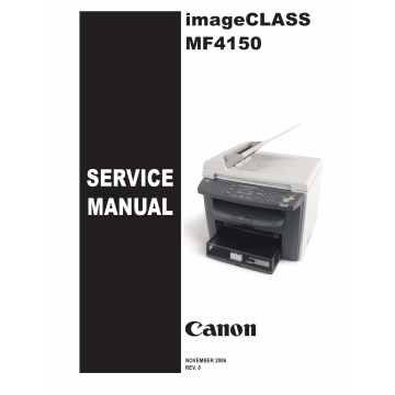 Canon imageCLASS MF-4150 Service and Parts Manual