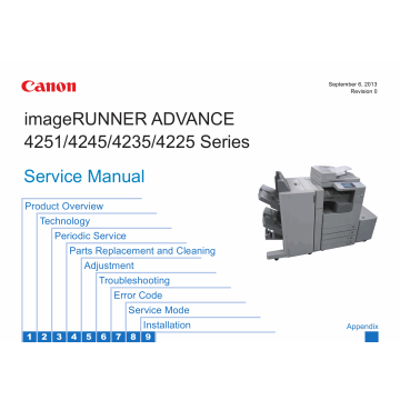 Canon imageRUNNER-ADVANCE iR-4251 4245 4235 4225 Service Manual