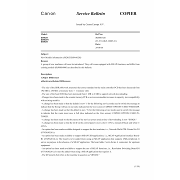 Canon imageRUNNER iR-4600 500 5020 6000 6020 Parts and Service Manual