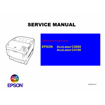 EPSON AcuLaser C4100 C4000 Service Manual