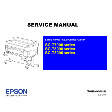Epson SureColor T3000 T5000 T7000 Service Manual