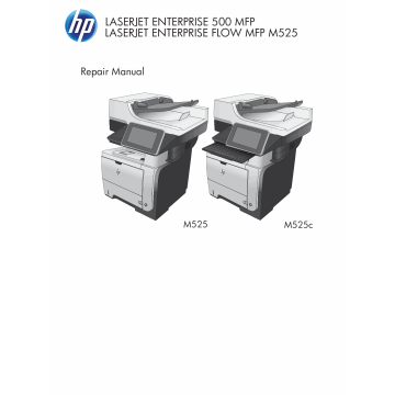 HP LaserJet 500MFP M525 M525c Service Manual