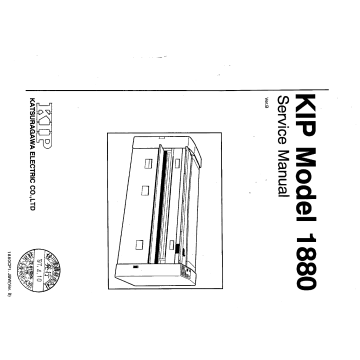 KIP 1880 Service Manual