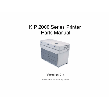 KIP 2000 Parts Manual