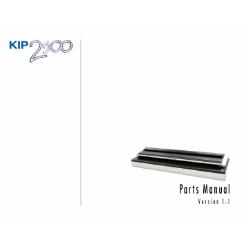 KIP 2300 Parts Manual