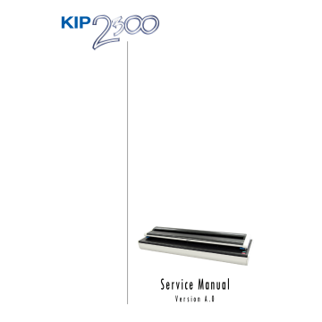 KIP 2300 Service Manual