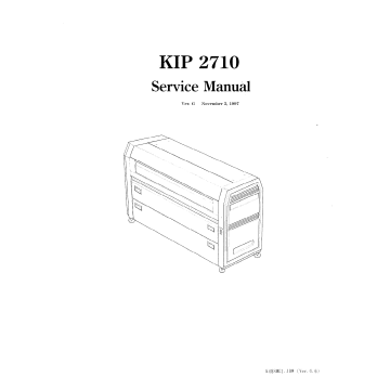 KIP 2710 K-48 Parts and Service Manual