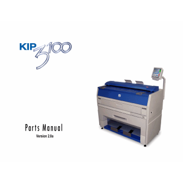 KIP 3100 Parts Manual