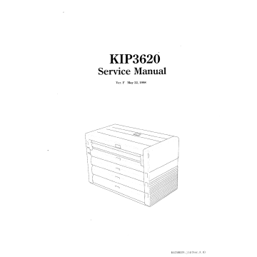 KIP 3620 K-42 Parts and Service Manual