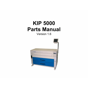 KIP 5000 K-109 Parts Manual