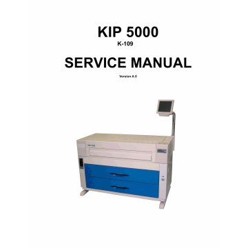 KIP 5000 K-109 Service Manual