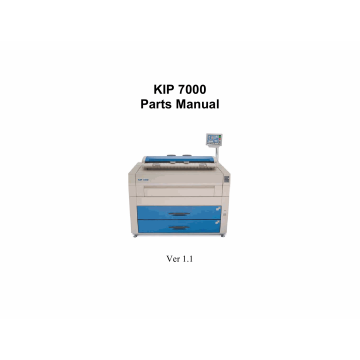 KIP 7000 Parts Manual