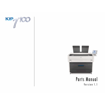 KIP 7100 Parts Manual