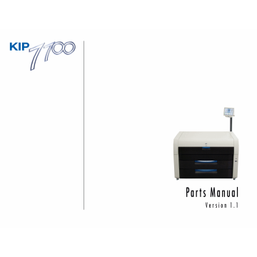 KIP 7700 Parts Manual