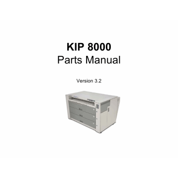 KIP 8000 K-77 Parts Manual