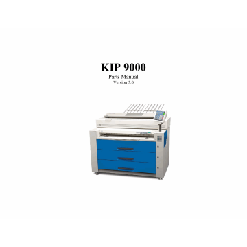 KIP 9000 Parts Manual