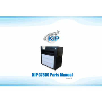 KIP C7800 Parts Manual