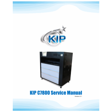 KIP C7800 Service Manual