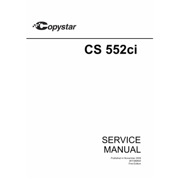 KYOCERA ColorMFP Copystar-CS-552ci Parts and Service Manual