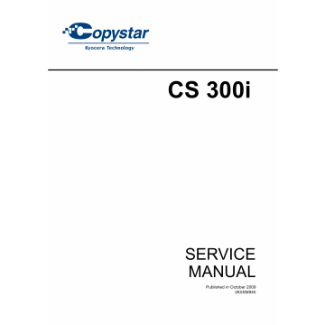 KYOCERA LaserPrinter Copystar-CS-300i Parts and Service Manual