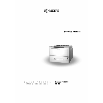 KYOCERA LaserPrinter FS-6900 Service Manual