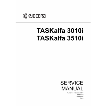 KYOCERA MFP TASKalfa-3010i 3510i Service Manual