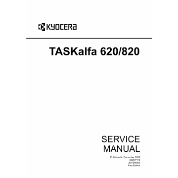 KYOCERA MFP TASKalfa-620 820 Service Manual