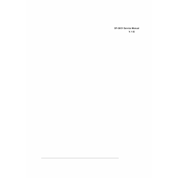 KYOCERA Options Document-Feeder DF-30 31 Parts and Service Manual