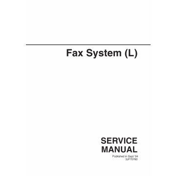 KYOCERA Options FAX-System-L Parts Manual