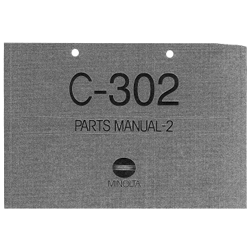 Konica-Minolta Options C-302 Parts Manual