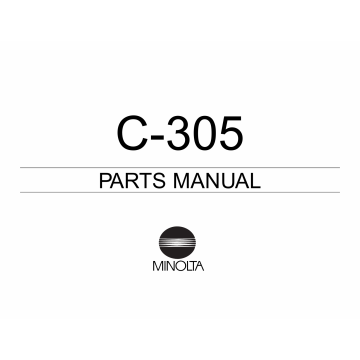 Konica-Minolta Options C-305 Parts Manual