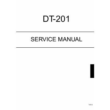Konica-Minolta Options DT-201 Service Manual