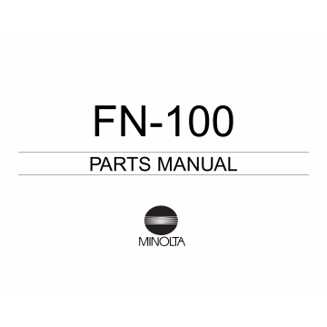 Konica-Minolta Options FN-100 Parts Manual