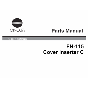 Konica-Minolta Options FN-115 Parts Manual