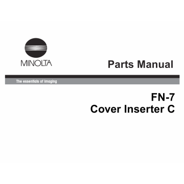 Konica-Minolta Options FN-7 Parts Manual