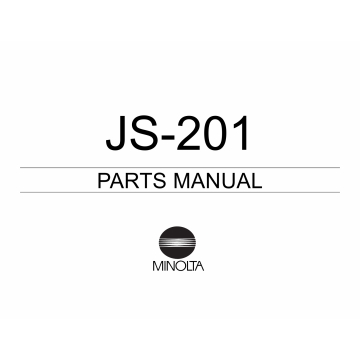 Konica-Minolta Options JS-201 Parts Manual