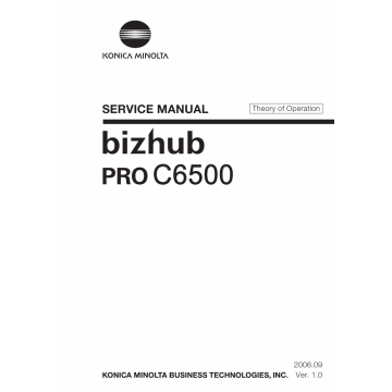 Konica-Minolta bizhub-PRO C6500 THEORY-OPERATION Service Manual